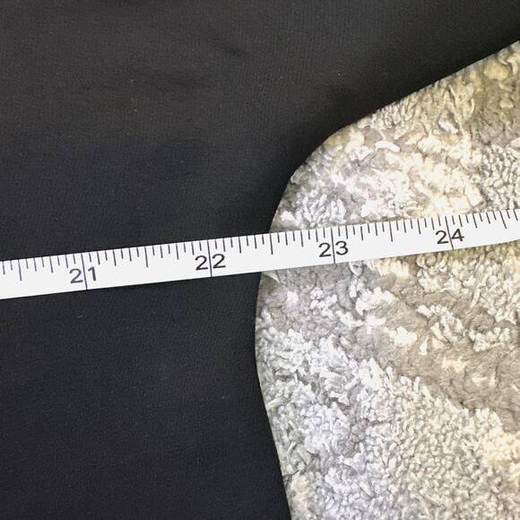 Aritzia‎ Babaton Women's Black Collarless Button Down Blouse Cropped Small - Picture 6 of 9